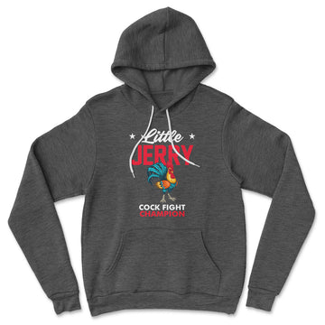 Little Jerry Hoodie in Dark Grey Heather color